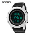 SANDA 372 Military Men Sport Watch LED Digital Watch Countdown Chronos Electronic Wristwatches Waterproof Relogio Masculino